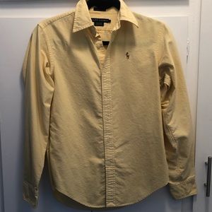 Ralph Lauren Classic Oxford Shirt size 2 yellow